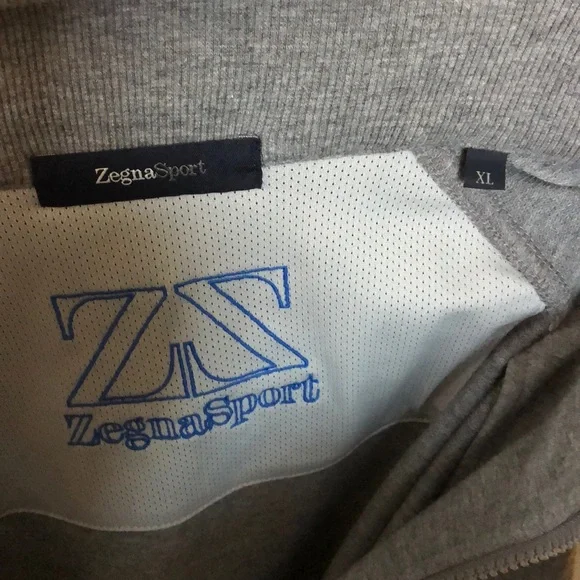 Zegna Sports 1/4 Zip Pullover Jacket Size XL - Picture 2 of 8